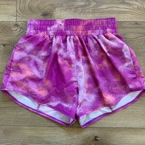 Nike Dri-Fit Women’s Running Shorts Size Small Purple Pink Elastic Waist